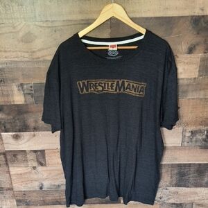 Homage WrestleMania Black Gray T Shirt Sz 3XL Men